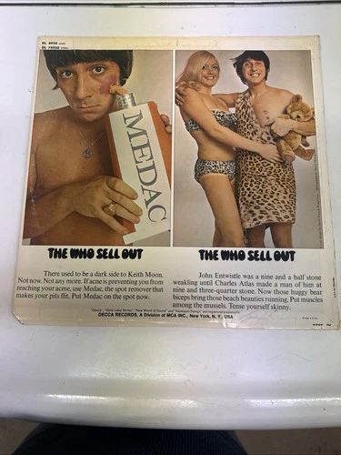 RARE Vintage THE WHO Sell Out- DL 74950- Orig Stereo LP