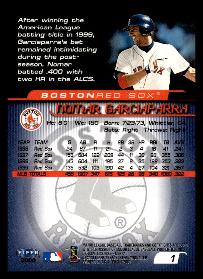 2000 Fleer Focus Baseball Pick Your Card - Image 2 of 2