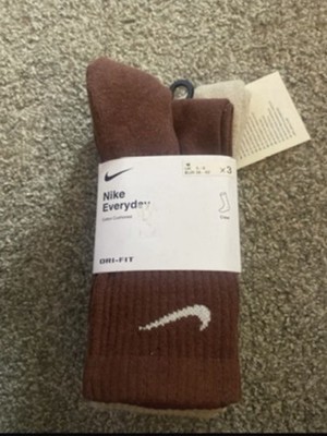 Nike Everyday Dri Fit Baumwolle gepolstert 5-8 UK brandneu 3er-Pack kostenloser Versand