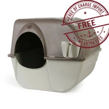 Omega Paw Roll 'N Clean Self Cleaning Cat Litter Box Large 20.25 x 23.00 x 10.50