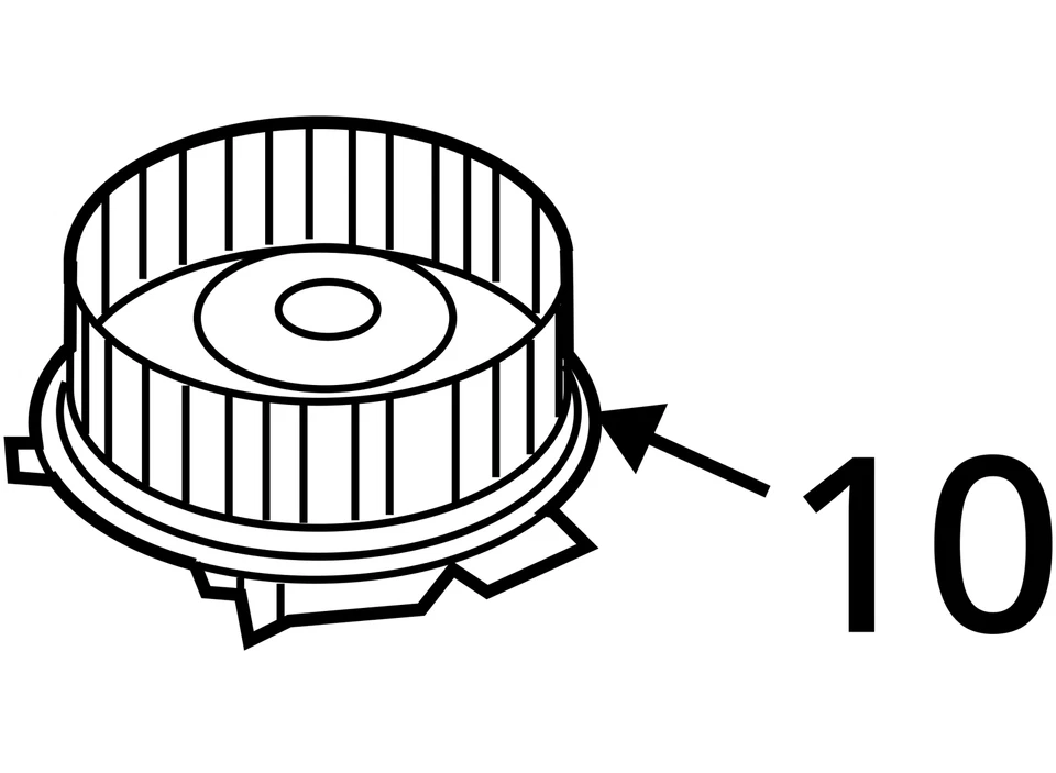 Audi A4 2004 usado fabricante de equipos originales motor soplador 615-58564 piezas de climatización C25538 Foto 4 de 4
