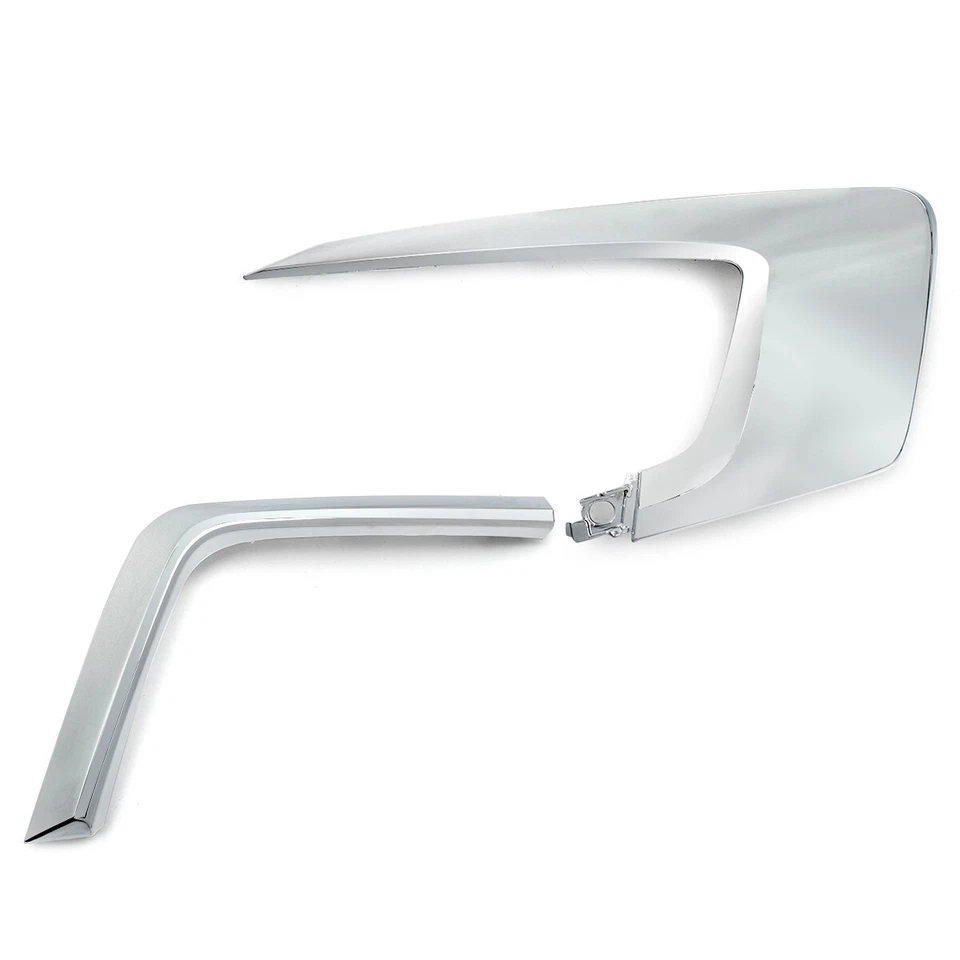 For Mitsubishi Outlander Sport 2016-19 Front Bumper Trims Chrome Upper Lower RH Foto 4 de 4