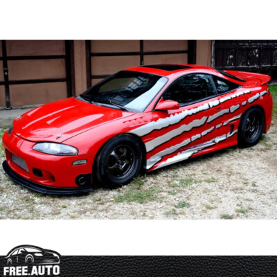 Fit for 97-99 Mitsubishi Eclipse Front Bumper Lip DS Style