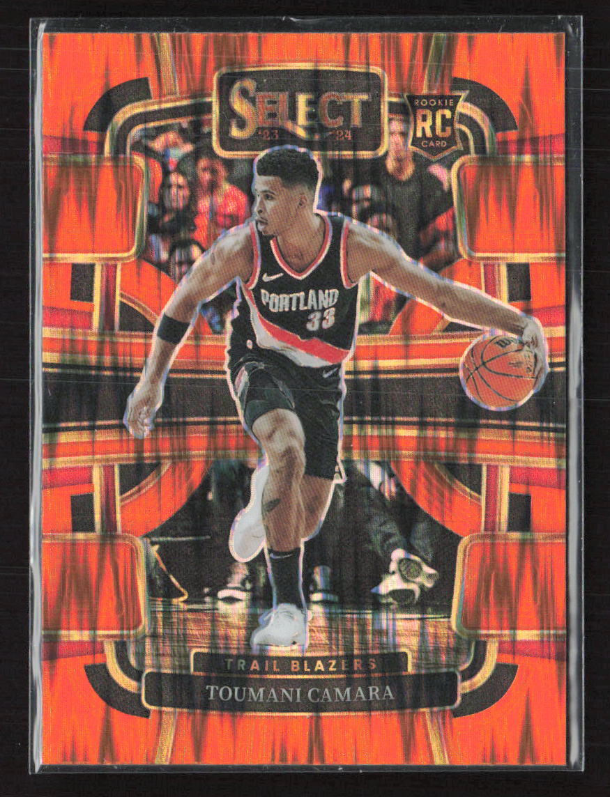 2023-24 Panini Select #81 Toumani Camara Orange Flash Prizms (T)