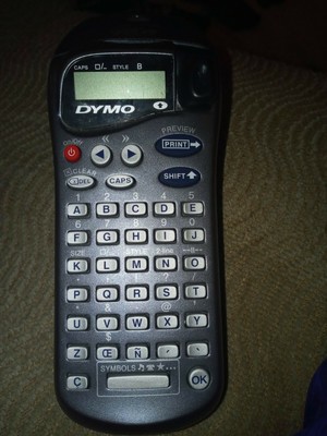 dymo letratag printing blank