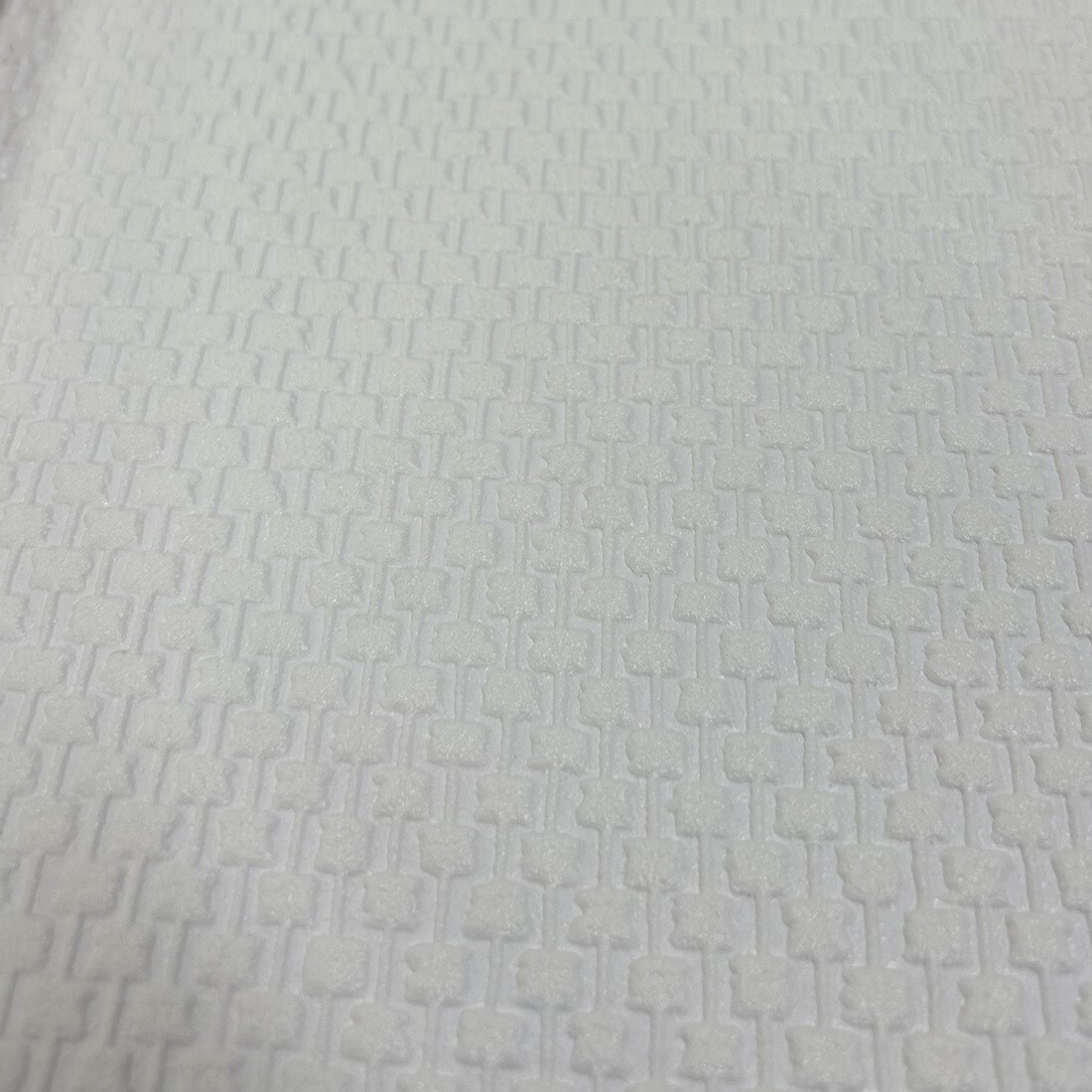 White Expanded Blown Vinyl Weave Effect Wallpaper Textured Paintable