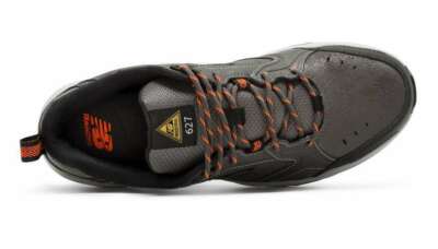 NIB New Balance MEN'S Steel Toe 627 MID627G Grey Black Slip