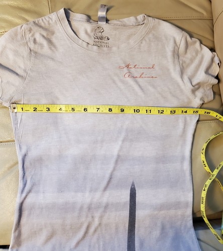 Smithsonian National Archives T-shirt in size S (junior) by Next Level Apparel - Picture 6 of 7