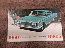1960 Ford Dealership Brochure Opens To Poster Size Of All 1960 Ford Cars Made 1960 Ford Dealership Brochure Opens To Poster Size Of All 1960 Ford Cars Made