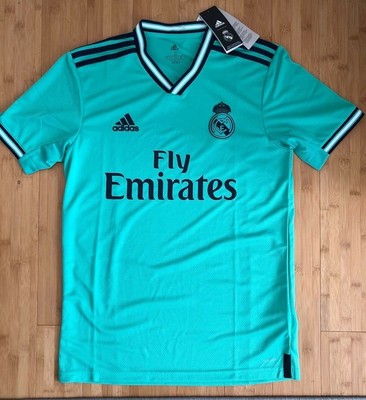 Adidas Real Madrid 3rd Stadium Mens Soccer Jersey Green Black Eh5128 New Sz S For Sale Online