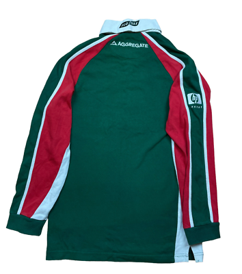 Maillot Rugby Vintage Leicester Tigers – 2004 – Coton Traders – Manches Longues – Taille Jeunesse