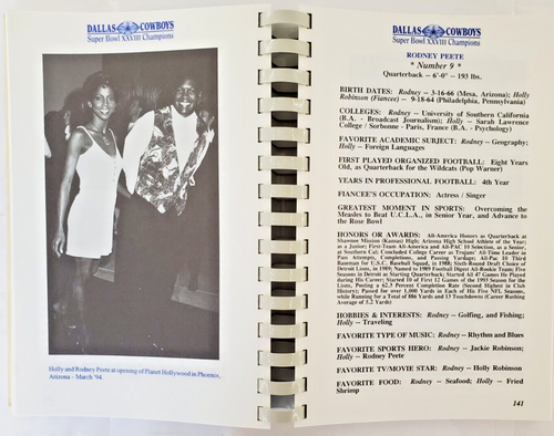 Dallas Cowboys Frauen Familie Kochbuch Fotoalbum Rezepte südwestliche Küche - Bild 15 von 24