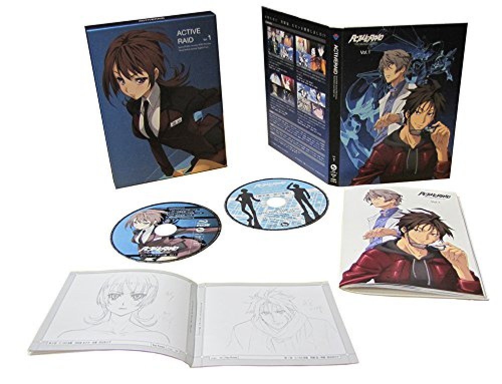 New Active Raid Vol.1 First Limited Edition Blu-ray Drama CD Booklet Japan F/S New Active Raid Vol.1 First Limited Edition Blu-ray Drama CD Booklet Japan F/S