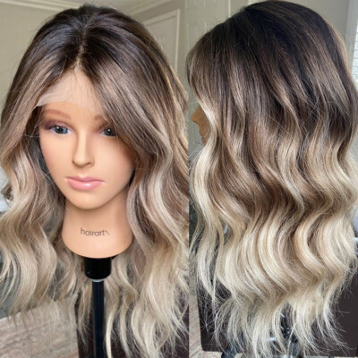 Ombre Blonde Virgin Remy Lace Front Wig 100_VirginLuvmeHumanHairOmbreB  main image 4