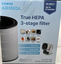 Coway Airmega AIM Air Purifier True HEPA 3-Stage Replacement Filter