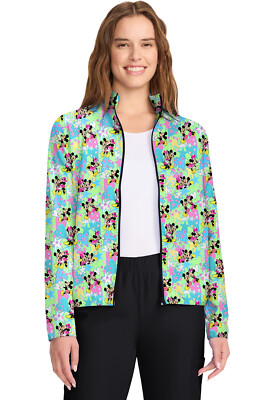 Mickey Minnie Mouse Cherokee Scrubs Tooniforms Disney Jacket TF320 MKGV
