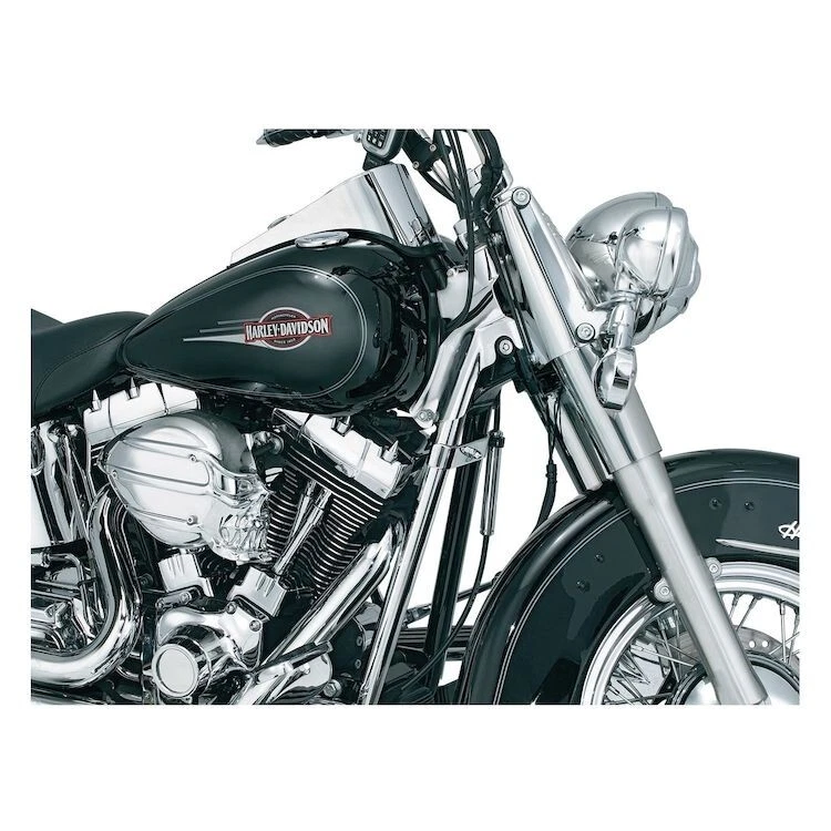 Cubierta de tubo inferior cuadro cromado Kuryakyn 7863 Harley Davidson Softail 2008-2017 Foto 2 de 2