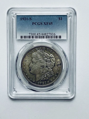 1921-S Morgan Silver Dollar PCGS XF45