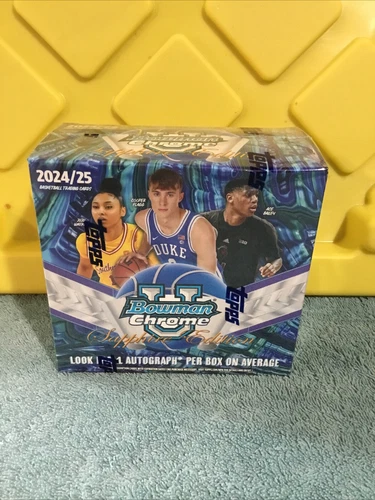 2024-25 Bowman Chrome University U Basketball Sapphire Hobby Box New Sealed 🏀🔥