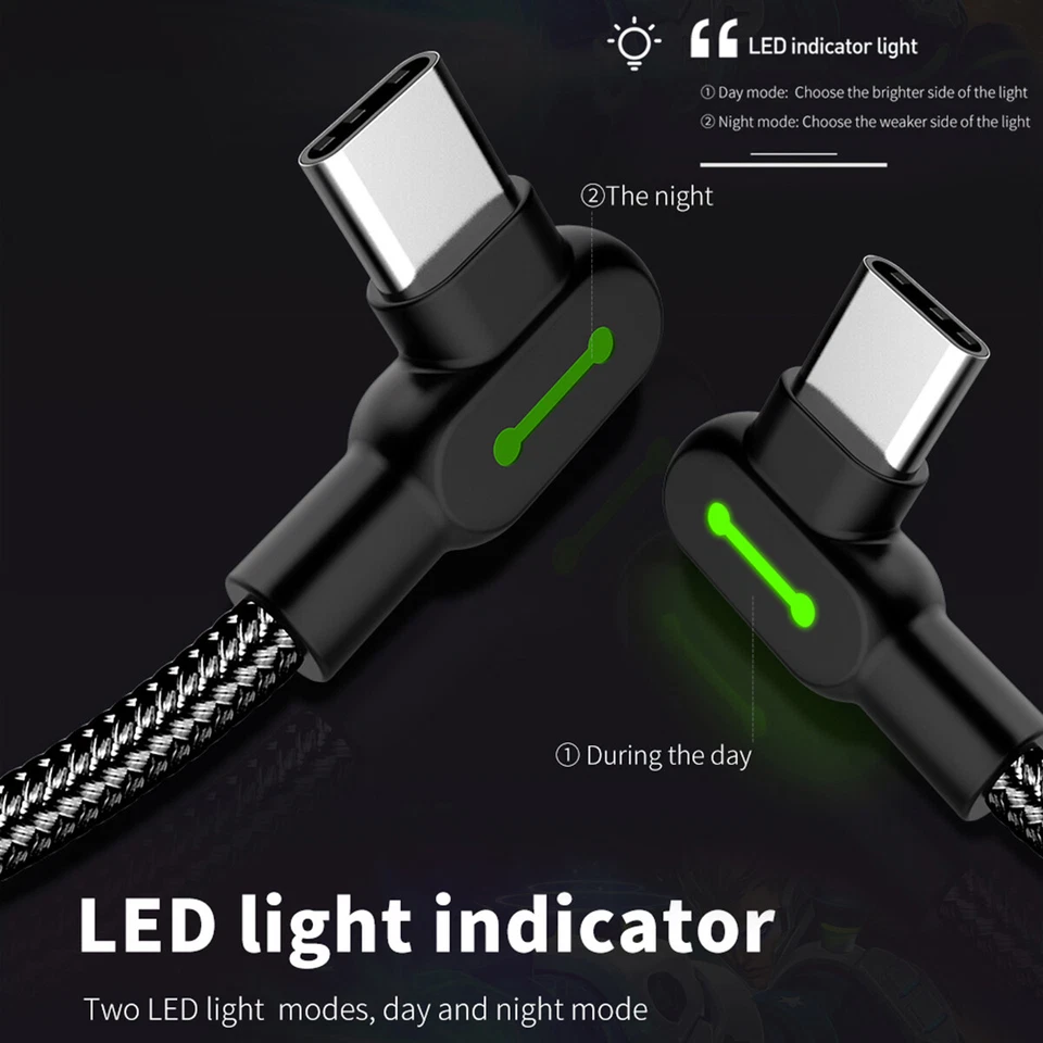 Mcdodo LED USB Type C Fast Charger Cable for Samsung S25 S24 S23 S22 S21 Ultra - Image 3 of 4