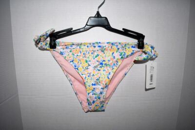 GB JR Floating Petals Tie Side Classic Hipster Swim Bottom in Multi Size: XL #DJ