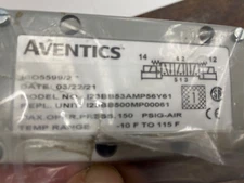 NUMATICS/AVENTICS SOL-PILOT VALVE open center, spring return 3/8 NPT w/ 4pin M12