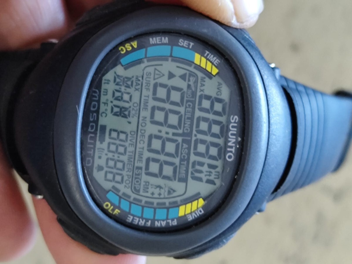 Suunto Mosquito Quartz Watch Black Dial Gray Unisex Watch Suunto Mosquito Quartz Watch Black Dial Gray Unisex Watch