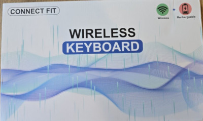 Bluetooth Tastatur kabellos Wireless Keyboard für PC Handy Tablet QWERTY Layout