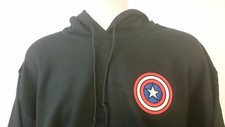 SUPERHERO THE AVENGERS CAPTAIN AMERICA SHIELD HOODIE