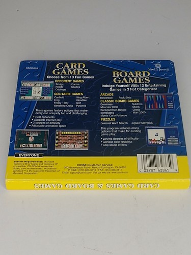 Kartenspiele Doppelpack PC CDROM Brettspiele Pik Cribbage 26 Spiele Sealed - Bild 3 von 3