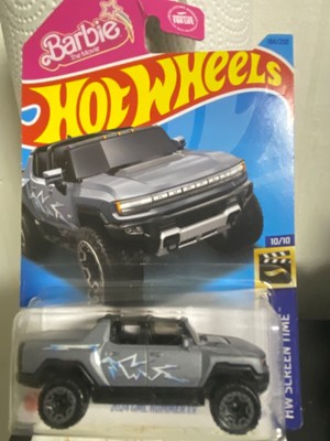  2024 GMC Hummer EV, HW Screen Time 10/10 [Gray] Barbie The Movie 184/250 
