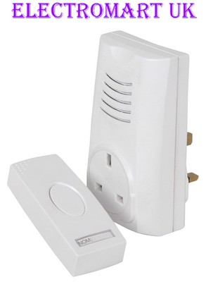 KABELLOSE KABELLOSE NETZSTECKER TÜRKLINGEL TÜRGONG 16 MELODIEN