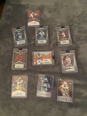 Set Of 10 Wild Card Rookie Autos MIXED. Downs, Vaughn And Others