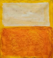 Mark R0thk0 Signed Abstract Expressionist Oil Painting on Canvas - American Art