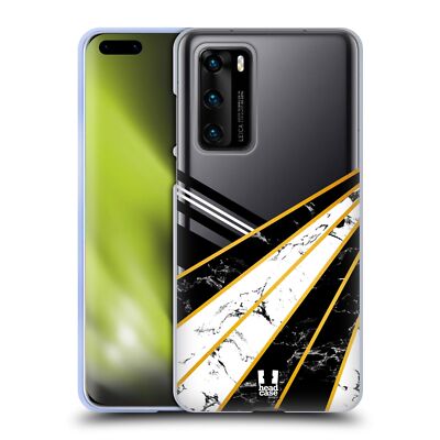 HEAD CASE DESIGNS DECORATIVE MARBLE COLLECTION SOFT GEL CASE FOR HUAWEI PHONES 4