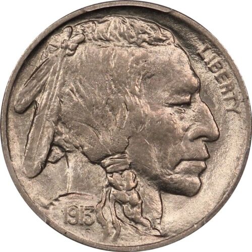 1913 Type 1 PCGS MS64 Near Gem BU Buffalo Nickel #2 - Full Luster, Original Skin