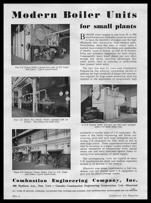1939 C-E Nuway Heine Box Header Premier Boiler & Stoker Photos Vintage Print Ad