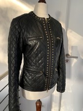 Lederjacke Schwarz Gr. 36 Malvin