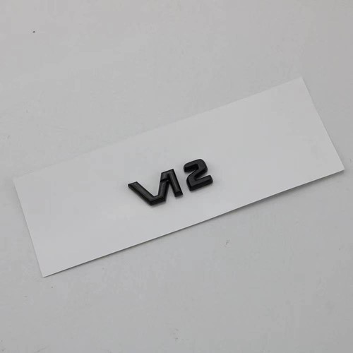 Consola central trompeta cromada "V12" emblema insignia para Mercedes Benz Maybach S - Imagen 4 de 14