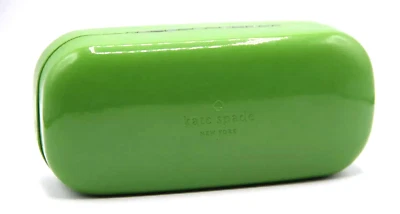 KATE SPADE NEW YORK NEW KATE SPADE HARD LARGE GREEN CLAMSHELL CASE EYEGLASSES EYEGLASSES ONLY