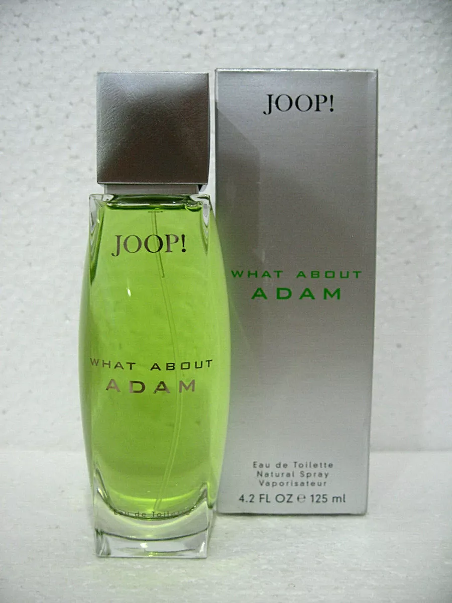 JOOP! WHAT ABOUT ADAM Eau de Toilette Spray 125ml / 4.2 fl.oz. NEW IN BOX