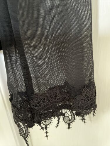 M La Perla Ambra Ladies Black Lace Long Sleeve Thin M 12 - 14 - Picture 4 of 7