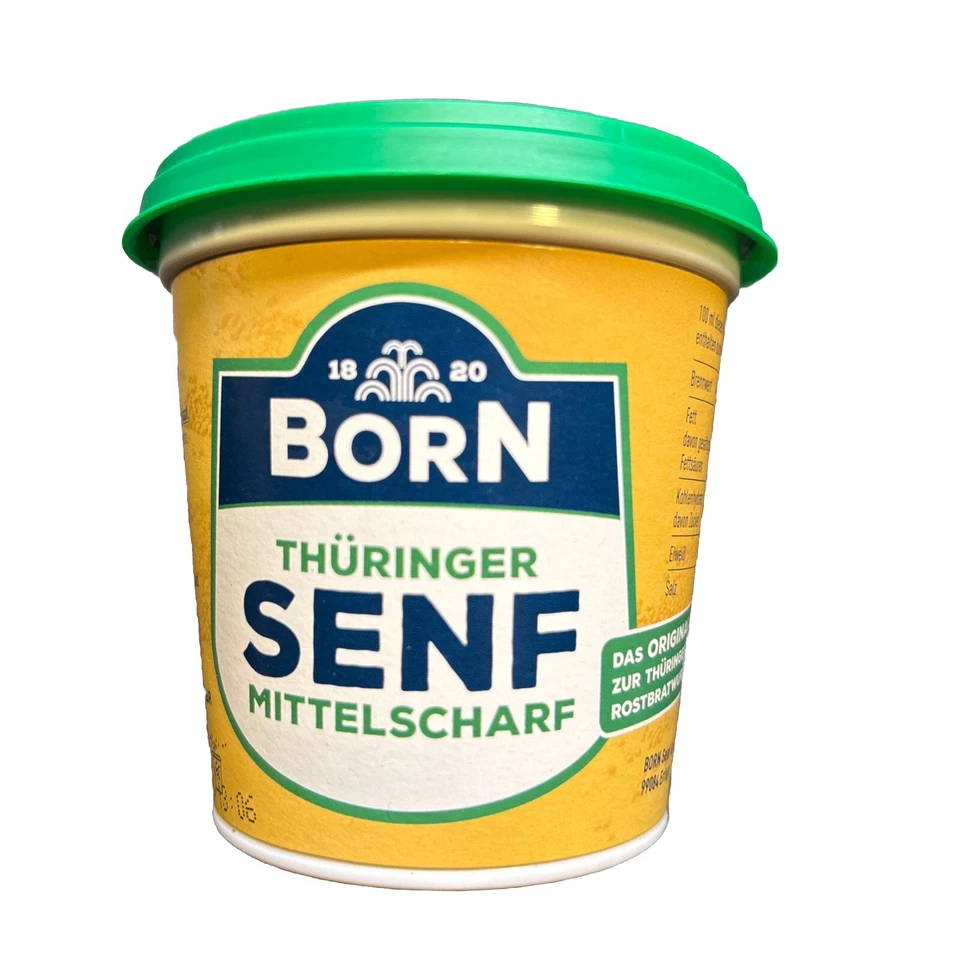 6x Born Thüringer Senf Geschenkset 6 verschiedene Senf 6x200ml aus Thüringen - Bild 3 von 4