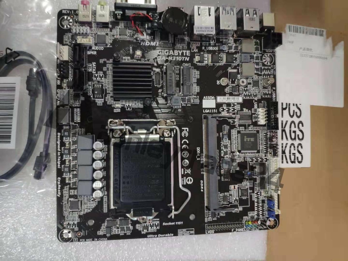 GIGABYTE GA-H310TN Industrial Mini-ITX Motherboard Socket LGA1151 