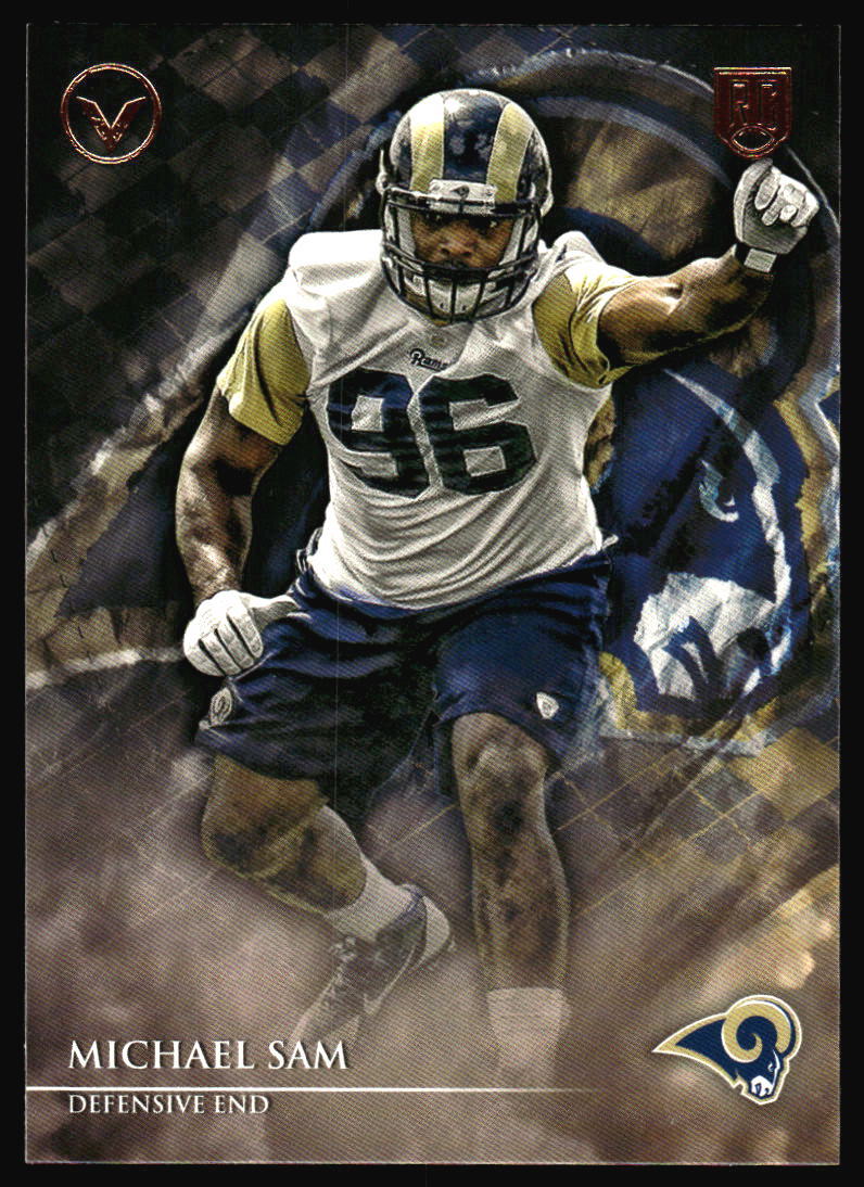 2014 Topps Valor Michael Sam Rookie #96 St. Louis Rams