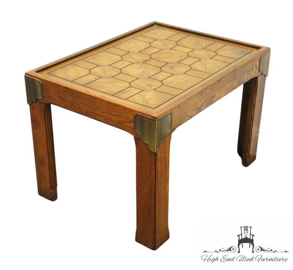 KROEHLER Centurian Collection Rustic Americana 22x30" Accent End Table T121-89 - Image 2 of 4