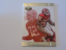 2007 Topps Co-Signers Marcus Allen Larry Johnson Serial #393/399 Card #13
