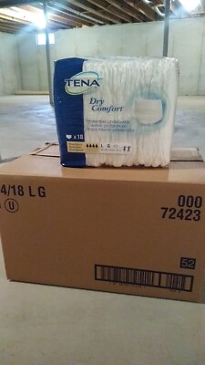 72ct Brand New TENA Protective Pull-up Disposable Underwear Plus Absorbency