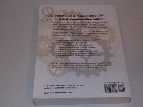 TC2LS Framemaker Working with Content, Paperback - Picture 3 of 3