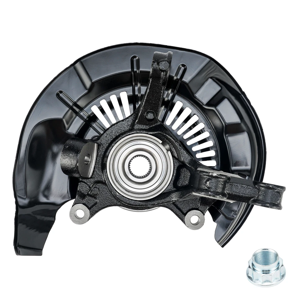 Front Left Knuckle & Wheel Hub Bearing For Toyota Highlander Lexus RX350 RX450h - Image 4 of 4